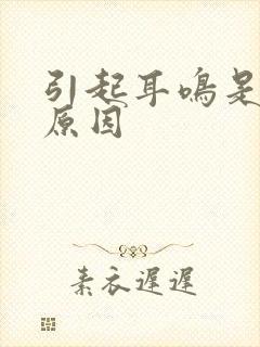 引起耳鸣是什么原因封面