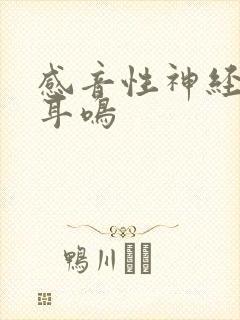 感音性神经性聋耳鸣