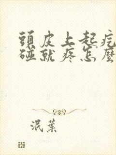 头皮上起疙瘩一碰就疼怎么回事