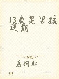 13岁是男孩叛逆期