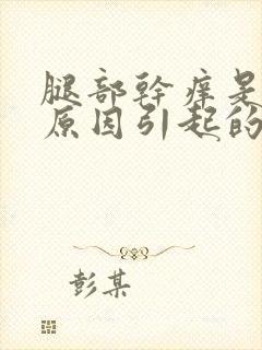 腿部干痒是什么原因引起的