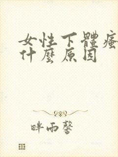 女性下体瘙痒是什么原因