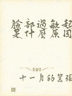 脸部过敏起疙瘩是什么原因引起的