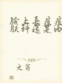 脸上长痘痘看皮肤科还是内分泌科