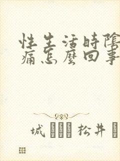 性生活时阴道疼痛怎么回事