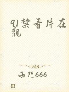 91禁看片在线观封面