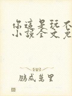 你这是玩不起呀小说全文免费阅读