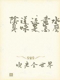 阴道流黄水有腥臭味是怎么回事