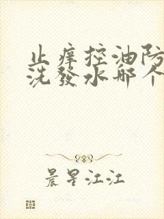 止痒控油防脱发洗发水哪个好