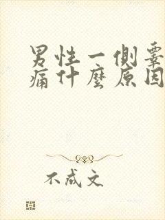 男性一侧睾丸疼痛什么原因引起的