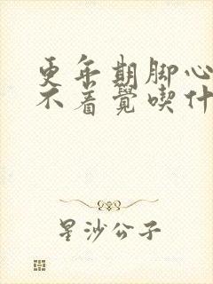 更年期脚心热睡不着觉吃什么药