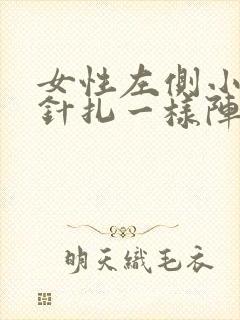 女性左侧小肚子针扎一样阵痛封面