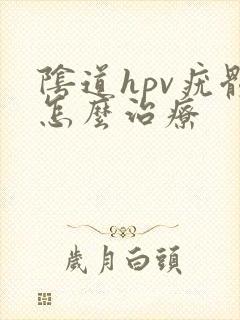 阴道hpv疣体怎么治疗