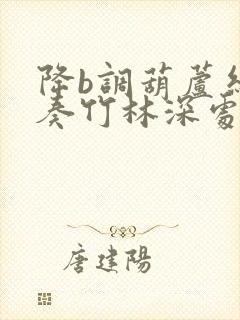 降b调葫芦丝独奏竹林深处