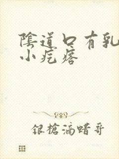 阴道口有乳头状小疙瘩