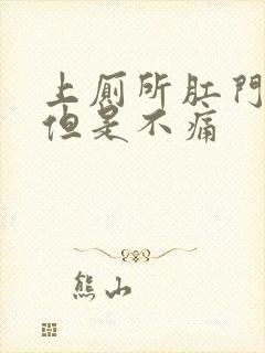 上厕所肛门流血但是不痛封面