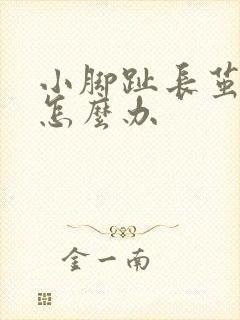 小脚趾长茧很疼怎么办