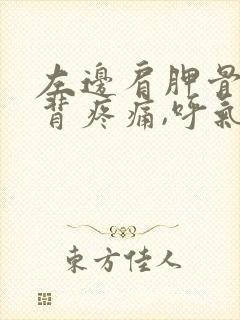 左边肩胛骨处后背疼痛,呼气和吸气都疼封面