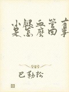 小腿血管有斑块是怎么回事