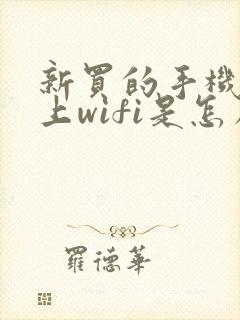 新买的手机连不上wifi是怎么回事