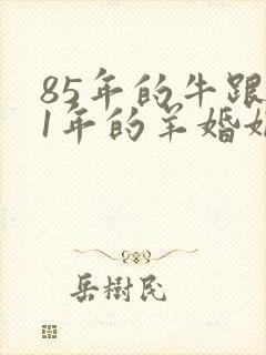 85年的牛跟91年的羊婚姻如何