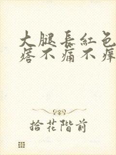 大腿长红色小疙瘩不痛不痒