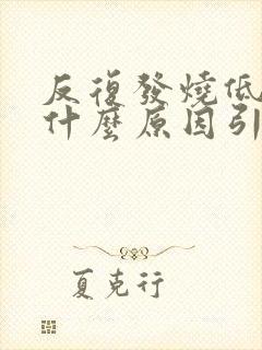 反复发烧低烧是什么原因引起的