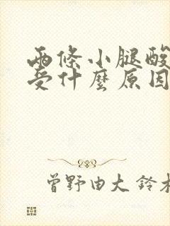 两条小腿酸痛难受什么原因引起的