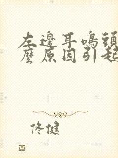 左边耳鸣头晕什么原因引起的