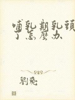 哺乳期乳头裂开了怎么办