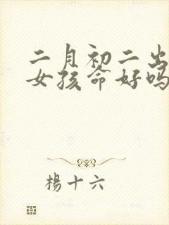 二月初二出生的女孩命好吗封面