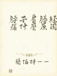 脖子肩膀经常酸痛什么原因