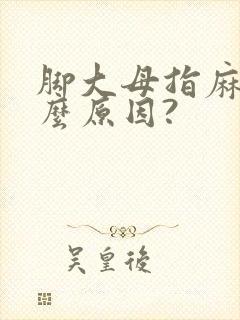 脚大母指麻是什么原因?