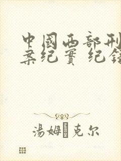 中国西部刑侦大案纪实 纪录片 在线观看