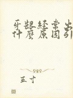 牙龈经常出血是什么原因引起的封面