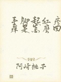 手脚起红疹子发痒是怎么回事