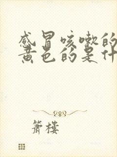 感冒咳嗽的痰是黄色的是什么原因封面