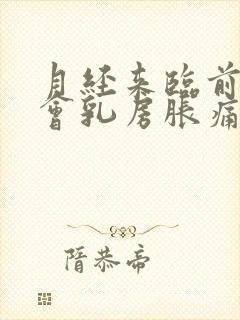 月经来临前几天会乳房胀痛