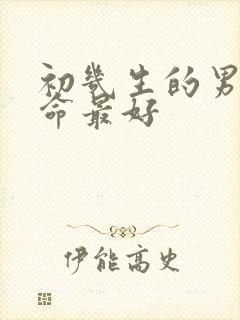 初几生的男孩子命最好