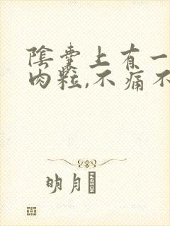 阴囊上有一个小肉粒,不痛不痒