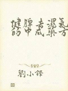 健脾去湿气最好的中成药方封面