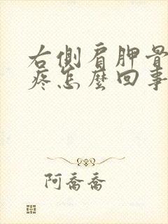 右侧肩胛骨里面疼怎么回事