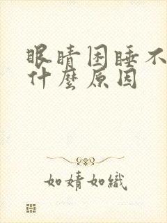 眼睛困睡不着是什么原因