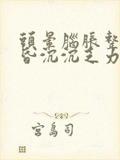 头晕脑胀整天昏昏沉沉乏力想睡觉封面