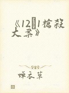 《12·1枪杀大案》