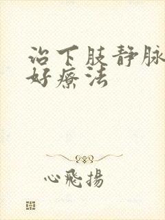 治下肢静脉血栓好疗法封面