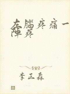 左脑疼痛一阵一阵疼