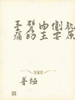 手臂内侧肌肉疼痛的主要原因封面