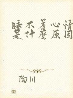 睡不着心情烦躁是什么原因封面