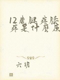 12岁腿疼膝盖疼是什么原因封面